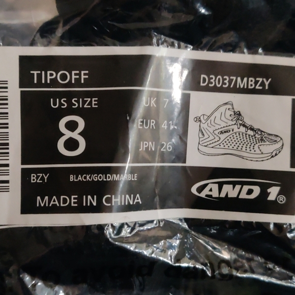 And 1 TIPOFF ATLETICS SHOES MEN\'S